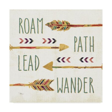 Trademark Fine Art Pela Studio 'Beautiful Arrows V' Canvas Art, 14x14 WAP07500-C1414GG